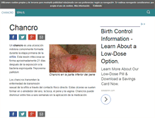 Tablet Screenshot of chancro.org